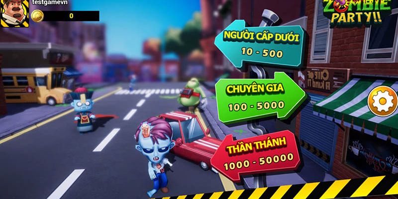 Bắn Cá Zombie Party - Đại Tiệc Thây Ma, Săn Vàng Khủng 3 Từ người mới đến cao thủ, ai cũng có thể tìm thấy phòng chơi phù hợp với mình